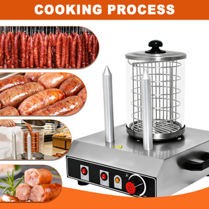 Parrilla Eléctrica Comercial de Acero Inoxidable para <span class=keywords><strong>Hot</strong></span> Dogs con Temperatura Ajustable para Cocinar Salchichas y Frankfurters - Product Image 5