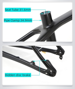 Tùy Chỉnh Carbon Fibre 27.5 29 Inch Xe Đạp Leo Núi Khung Carbon <span class=keywords><strong>142Mm</strong></span> Thùng Trục Đĩa Phanh Xe Đạp Khung Mtb Xe Đạp Khung - Product Image 6