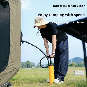 Wolf's Nest Tic Technology Tente gonflable en coton de <span class=keywords><strong>9</strong></span> mètres carrés monocouche chaude <span class=keywords><strong>pour</strong></span> <span class=keywords><strong>camping</strong></span> en plein air, <span class=keywords><strong>camping</strong></span> et équipement d'alpinisme - Product Image 3