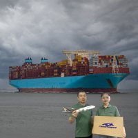 Expédition maritime économique FBA vers les États-Unis, porte à porte, LCL+Express, DDP, transitaire avec assistance 24h/24 et 7j/7, Chine, Allemagne, Canada, Japon