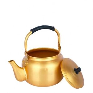 Bouilloire en aluminium jaune, théière en aluminium, cafetière coréenne, grande capacité 10L, chauffe-eau à gaz pour la maison - Product Image 5