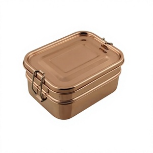 Heavy Duty Stackable Stainless Steel Lunch Box Airtight Lid 1 Layer Bento Food Storage Container Office Use Best Price Classic - Product Image 1