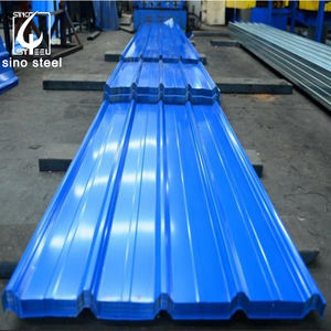 Galvanis Lembaran Bergelombang Lembar Aluminium Zinc Aluminium Corrugated <span class=keywords><strong>Steel</strong></span> Sheet untuk Atap - Product Image 6