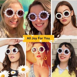 Wholesale VANTUR <b>Kids</b> Sunglasses Daisy Shape Waterproof Durable Acrylic Toddler Child <b>Beach</b> Graduation Valentine's Day Party - Product Image 5