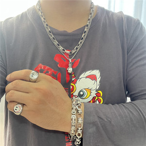 Stainless Steel Boxing <b>Glove</b> Pendant Men's Necklace Retro Punk Style Themed Charm Gift 120209 - Product Image 4