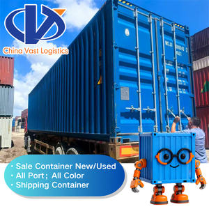 Kontainer Pengangkut Barang Laut Standar Bekas Murah 20GP 40HQ 45HQ 40OT Bersertifikat CSC Stok Kontainer Kering - Product Image 1