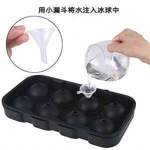 Moule à glaçons sphériques en silicone innovant, réutilisable, flexible, anti-adhésif et étanche, pour 8 boules - Product Image 5