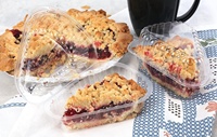 Boîte de rangement alimentaire jetable triangulaire personnalisée pour sandwichs, desserts, aliments, boîte alimentaire en plastique triangulaire pour tarte, transparente