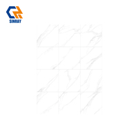 Carreaux de porcelaine pleine masse 600x600mm, texture imitation pierre, design moderne, antibactériens, résistants à l'usure et aux acides, pour salle de bain et villa