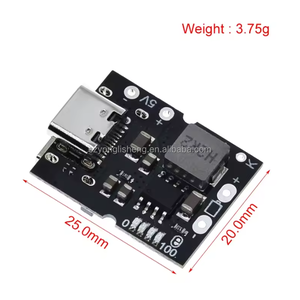 Stock 5V 2A Charge Discharge <strong>Module</strong> Type-C <strong>Input</strong> Battery Charging <strong>Module</strong> Support 4.2V Lithium Battery Charge Protection - Product Image 2