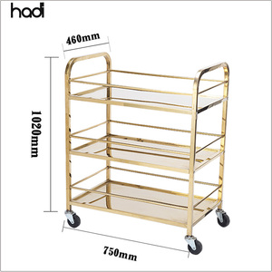 <span class=keywords><strong>Chariot</strong></span> de cuisine pliable moderne pour restauration <span class=keywords><strong>Chariot</strong></span> de service en acier inoxydable à 3 couches Golden Airline Fournisseur à Dubaï - Product Image 1