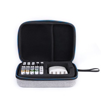 Petite coque rigide EVA batterie pochette de rangement organisateur étui étanche pour accessoires numériques pour écouteurs étui de transport