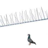 Piques anti-oiseaux en acier inoxydable, anti-pigeons, contrôle des nuisibles, écologiques, réglables, solides