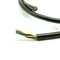 Cable Submarino Redondo Marino de Cobre Impermeable de 5 Núcleos y 22 AWG con Blindaje de Lámina de Aluminio y Aislamiento de PE