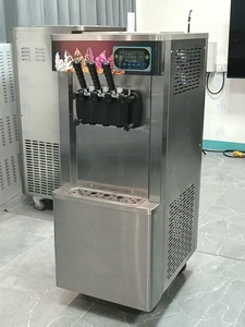 Commercial Large Capacity 25-30L Equipment Desktop and Vertical 3-head Mixed Flavor Soft <b>Ice</b> <b>Machine</b> - Product Image 6