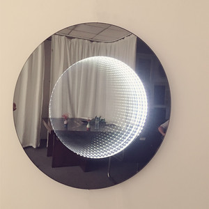 Tường Trang Trí Vòng Huyền Diệu Đường Hầm Phòng Tắm Chiếu Sáng LED 3D Infinity Gương - Product Image 5