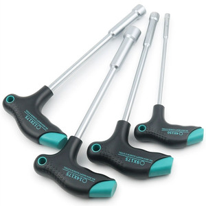 Sıcak satış <span class=keywords><strong>T</strong></span> tipi metrik anahtar el aracı çelik Hex lokma anahtar kauçuk saplı - Product Image 5