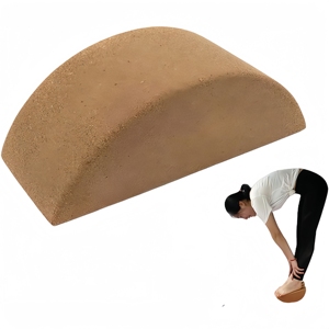Bloque de Corcho en Forma de Media Luna CZFIT, Bloque de Yoga Antideslizante para Ejercicio/Gimnasio, Ladrillo de Yoga de Alta Densidad para Ejercicios de Swing - Product Image 4
