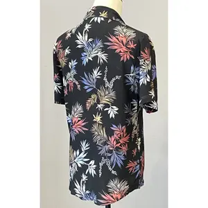 Roupas masculinas de alta qualidade, preço de fábrica, camisa havaiana de manga curta de secagem rápida, moda verão, moda masculina