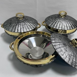 Calentador de Alimentos Aislado de Mármol de Alta Gama 2L 2.3L 2.8L, Olla Térmica Comercial para Catering, Plato de Exhibición para Buffet, América del Norte - Product Image 5