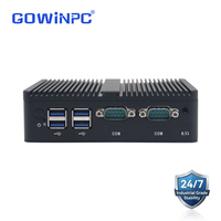 Mini PC Industrial Intel de 12.ª Generación N100 N97 N95, 3LAN 2COM, Compatible con Windows 11, Linux Ubuntu, Sin Ventilador, Resistente al Polvo, 16 GB de RAM, SSD/HDD