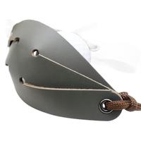 Étui de lanceur de lance-pierre en cuir vintage avec pochette, sangle et étui de chasseur de berger
