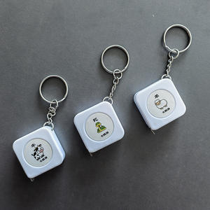 Llavero con Cinta Métrica Mini Cardi de 1m, ABS, Acero Inoxidable, Impresión Digital, Tema del Zodíaco, Ecológico, Métrico e Imperial - Product Image 1