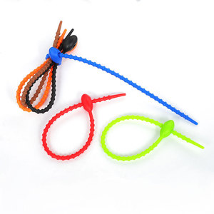 Silicone Tape Winder Round Portable DIY Jewelry Accessory Keychain Bag Pendant Lanyard <b>Cable</b> <b>Management</b> Tool - Product Image 3