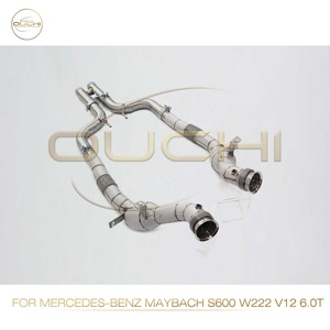 อะไหล่รถยนต์คุณภาพสูงสำหรับ Mercedes-Benz <span class=keywords><strong>Maybach</strong></span> S600 W222 <span class=keywords><strong>V12</strong></span> 6.0T ท่อไอเสียดาวน์ไปป์สแตนเลส - Product Image 5