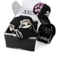 Gorra de Béisbol Negra Personalizada OEM ODM G5 con Chip NFC, Logotipo Personalizado Bordado en Gamuza, Juego Completo, Gorras Baez Hat Shifu