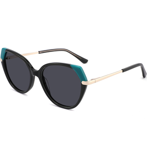 2023年lunettes de soleil femmes classes et chics高級トレンドアセテートオーバル特大サングラス - Product Image 3