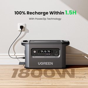 Station d'alimentation portable UGREEN PowerRoam GS2200 2048Wh LiFePO4 avec capacité extensible 6 x 2400W prises AC - Product Image 2