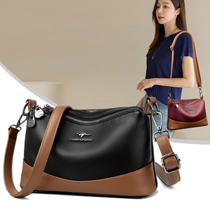 Fashion New Designer Crossbody <b>Bags</b> High Quality PU Leather Shoulder Messenger <b>Bag</b> Casual Totes Luxury <b>Women</b> Handbags and Purses - Product Image 2