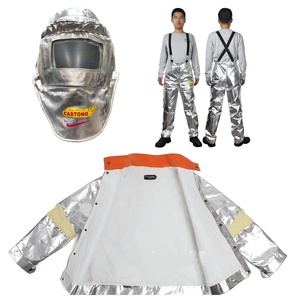 Coton réfléchi par la chaleur rayonnante aluminisé combiné à une feuille d'aluminium résistant à la chaleur industrielle pour la fusion des métaux - Product Image 4