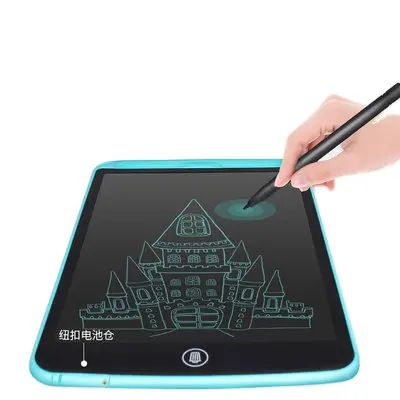 Tablette d'écriture lcd colorée OEM, tampons pour dessin et peinture, pour enfants, écriture électronique, Portable, 12 pouces