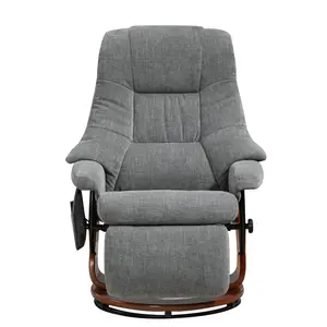 كرسي رمادي للبيع بالجملة من المصنع مع اهتزاز و 8 كراسي بوظيفة التدليك