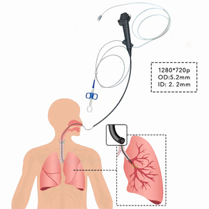 Connecteur fait sur commande flexible jetable de fabrication d'endoscope de bronchoscope numérique d'endoscope avec la mini caméra - Product Image 1