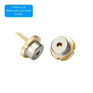 Cây laser công suất cao 468nm 470nm 472nm 4 Wát 4100mW Laser màu xanh Diode cho khắc laser module với fac chùm tuyến tính to9 gói