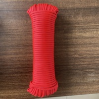Maßgefertigte Hochfeste 4mm Nylon-Fallschirmschnur Polyester Geflochtenes Seil für Outdoor-Klettern Camping Spulenverpackung HuaRui