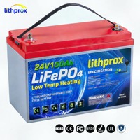 Batterie marine LiFePO4 à décharge profonde 24V 150AH Grade A sans entretien 6000+ cycles BMS RS485 Terminal M8 CE RoHS IP67 OEM ODM