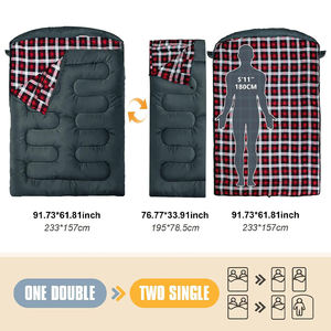 E-RIKE extérieur temps <span class=keywords><strong>froid</strong></span> Couples famille Extra Large <span class=keywords><strong>sac</strong></span> <span class=keywords><strong>de</strong></span> <span class=keywords><strong>couchage</strong></span> Camping <span class=keywords><strong>Double</strong></span> <span class=keywords><strong>sac</strong></span> <span class=keywords><strong>de</strong></span> <span class=keywords><strong>couchage</strong></span> avec oreillers - Product Image 3