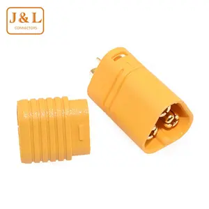 Amass model aircraft male female plug MT30-M MT30-F connector head with sheath three-core sleeve