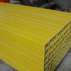 ท่อสี่เหลี่ยมไฟเบอร์กลาส FRP ความแข็งแรงสูงแบบพัลทรูชั่น - Product Image 6