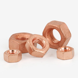 M3 M4 M5 M6 M8 M10 M12 <span class=keywords><strong>T2</strong></span> đồng đỏ Hex <span class=keywords><strong>Nut</strong></span> phosphor đồng hình lục giác dẫn điện hạt cho tủ truyền thông - Product Image 2