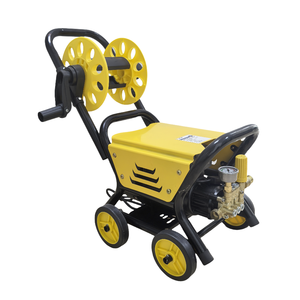 <span class=keywords><strong>Nettoyeur</strong></span> <span class=keywords><strong>haute</strong></span> <span class=keywords><strong>pression</strong></span> électrique portable <span class=keywords><strong>monophasé</strong></span> 220V 3000W, 4 roues, 100 bars, <span class=keywords><strong>nettoyeur</strong></span> de voiture, jet d'égout pour optique, état neuf - Product Image 5