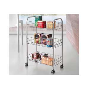 Produits similaires à Metaltex Allzweckwagen Lugano 3 Körbe 41x26x64cm - Product Image 2