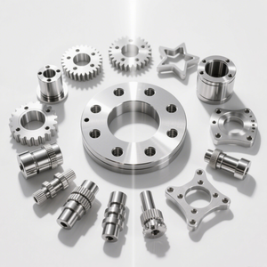 ชิ้นส่วนโลหะ CNC แบบปรับแต่งได้อะไหล่โลหะสแตนเลสอลูมิเนียม CNC ชิ้นส่วนกัด CNC ความแม่นยำบริการเครื่องต้นแบบอย่างรวดเร็ว - Product Image 3