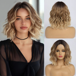 วิกผมทรงบ๊อบ<span class=keywords><strong>สั้น</strong></span>แบบลอน สีธรรมชาติ ราคาส่งถูก - Product Image 6
