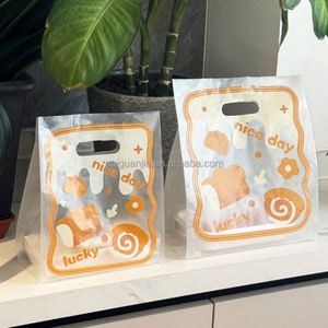 Bolsa de Plástico PE Gruesa Desechable, Transparente, con Fuelle Lateral, para Empacar Pasteles, Bocadillos, Sushi, Azúcar, Tamaño Personalizado - Product Image 1