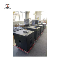 Altavoz PA Profesional, Sistema de Sonido Activo, Subwoofer Individual de 18 Pulgadas, L-SUB 8003-AS de Madera, 1600W RMS para Eventos en Escenario